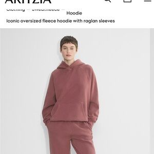 SOLD Aritzia Sweatfleece Mega Hoodie